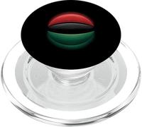 Bandiera africana con simbolo divertente del movimento dell'orgoglio PopSockets PopGrip per MagSafe