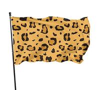 Bandiera africana leopardata ghepardo 0,9 x 1,5 m durevole in poliestere resistente allo sbiadimento UV