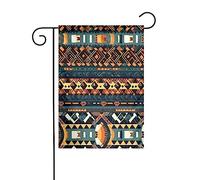 Bandiera africana tribale etnica decorativa per esterni, bandiera da appendere al giardino, piccola bandiera da giardino, bandiera invernale natalizia per esterni, 30,5 x 45,7 cm
