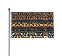 Bandiera africana tribale etnica stampata per feste all'aperto (91,4 x 152,4 cm) - ideale per giardino, cortile e decorazioni natalizie