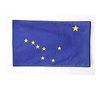 BANDIERA ALASKA 150x90cm - BANDIERA STATO AMERICANO - USA - STATI UNITI 90 x 150 cm - AZ FLAG