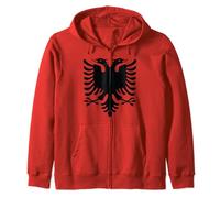 Bandiera albanese Albania Felpa con Cappuccio