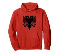 Bandiera albanese Aquila dell'Albania Felpa con Cappuccio