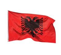Bandiera Albania 90x150cm Albanese Resistente Alle Intemperie Con Occhielli