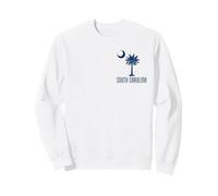 Bandiera Albero del Sud Carolina Palmetto SC Cresent Moon Felpa