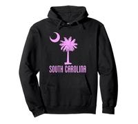 Bandiera Albero del Sud Carolina Palmetto SC Cresent Moon Felpa con Cappuccio