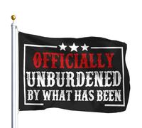 Bandiera All'Aperto Officially Unburdened By What Has Been Banner Stagionale Decorative Bandiere Per Festival Decorazione Estiva 90X150Cm