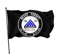 Bandiera all'aperto Pearl Harbor 911 Anniversary Never Forget 90x150cm