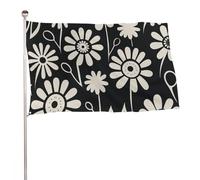 Bandiera allegra e splendida, 89 x 150 cm, per esterni, doppia faccia, bandiere da giardino, benvenuto, bandiere, decorazione per cortile, portico, prato