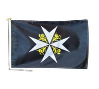 Bandiera ambulanza St John con corda e levetta - varie dimensioni