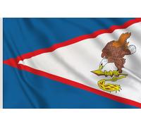 BANDIERA AMERICAN SAMOA CM 150 X 225 PER ALBERGO RESISTENTE ISOLE AMERICANE ONU