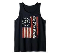 Bandiera Americana 47 We The People 4 luglio Uomini Donne Bambini Canotta