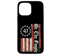 Bandiera americana 47 We The People 4 luglio Uomini Donne Bambini Custodia per iPhone 13 Pro Max