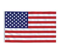 Bandiera americana, 90 x 150 cm, decorazione di alta qualità, per esterni e giardino, resistente alle intemperie e ai raggi UV, ideale per feste ed eventi