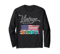 Bandiera americana americana Edizione Limitata - Vintage 1995 Maglia a Manica