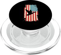 Bandiera americana Anatra Caccia Uccelli Acquatici Cacciatore USA PopSockets PopGrip per MagSafe