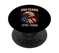Bandiera americana Aquila 250 anni 1776 2026 250° compleanno PopSockets PopGrip Adesivo