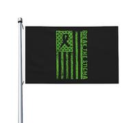 Bandiera americana bifacciale Bandiera per la consapevolezza mentale Durevole per esterni 3x5 piedi Bandiere per patio Bandiere decorative per interni Divertenti 3by5 Bandiere per feste in casa