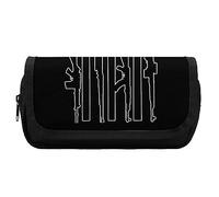 Bandiera americana con mitragliatrici divertente astuccio porta matite da viaggio organizer per trucco scatola di cancelleria borsa per uomini donne, Stile:, Taglia unica, MHXYZHW