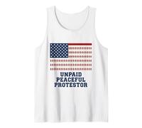 Bandiera Americana del manifestatore Pacifico Non pagato Canotta