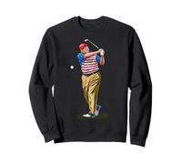 Bandiera americana del presidente Donald Trump 2025 Golf USA Felpa