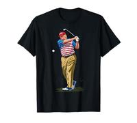Bandiera americana del presidente Donald Trump 2025 Golf USA Maglietta