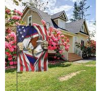 Bandiera americana delle Samoa americane, bifacciale, 28x40 pollici, decorazione per esterni