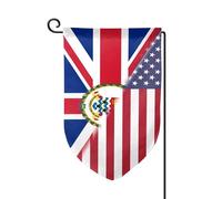 Bandiera americana e bandiera delle Isole Cayman, bandiere decorative da giardino e da cortile, dimensioni 12,5"x18".