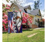 Bandiera americana e delle Samoa americane, bifacciale, 28x40 pollici, decorazione per esterni