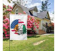 Bandiera americana Eagle Cote D'Ivoire, bandiera bifacciale, 28x40 pollici, decorazione per esterni