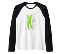 Bandiera Americana Golf Swing USA Pride Maglia con Maniche Raglan