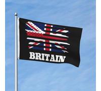 Bandiera americana, Gran Bretagna, bandiere da giardino britanniche, primavera estate autunno inverno, decorazione per la casa, striscioni bifacciali leggeri, 3x5 piedi, divertenti striscioni per e