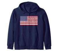 Bandiera Americana I Pledge fedeltà Felpa con Cappuccio