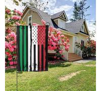 Bandiera americana italiana bifacciale 28x40 pollici decorazione per esterni