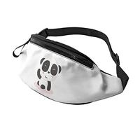 Bandiera americana Little Cute Panda borsello da cintura Sport Casual borsello da cintura per donna Uomo alla moda