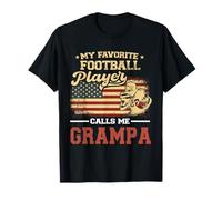 Bandiera americana "My Favorite Football Player Calls Me Grampa" Maglietta