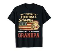 Bandiera americana "My Favorite Football Player Calls Me Grandpa" Maglietta