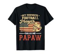 Bandiera americana "My Favorite Football Player Calls Me Papaw" Maglietta
