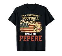 Bandiera americana "My Favorite Football Player Calls Me Pepere" Maglietta