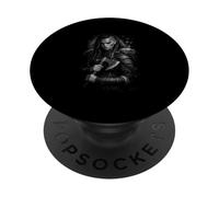 Bandiera americana norrena Shieldmaiden Axe Warrior PopSockets PopGrip Adesivo