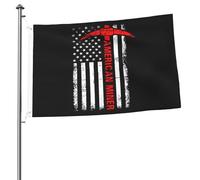 Bandiera americana per il giorno del patriottismo dei minatori, bandiera USA, bandiere per esterni, 2x3 piedi, bandiera bifacciale resistente per casa, cortile, festival, decorazione da giardino, band