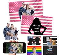 Bandiera Americana Personalizzata, Striscione personalizzata Crea la tua immagine con Logo/Immagine/Parole, Poster decorativo per club banner, concerti, bar