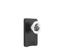 Bandiera americana scheletro equitazione scheletro pesce arte PopSockets PopWallet per MagSafe