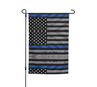 Bandiera americana sottile linea blu Pavilion bandiere con motivi, adatto per giardino, balcone e decorazione patio.