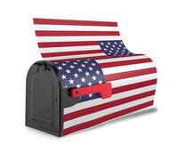 Bandiera americana Stampa Riutilizzabile Casella Postale Copertura Impermeabile Mailbox Decor Magnetico Protezione Solare Unico