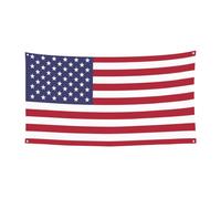 Bandiera americana stampata decorazione natalizia da appendere - 177,8 x 88,9 cm - Natale, compleanno, festa celebrazione banner,