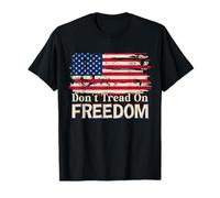 Bandiera americana vintage con scritta "Don't Tread On Freedom", 4 luglio Maglietta