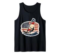 Bandiera Americana Vintage Windsurfer Windsurf Patriot USA Canotta