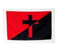 AZ FLAG Bandiera ANARCHISMO Cristiano 150x90cm - Bandiera ANARCO-Cristianesimo 90 x 150 cm Foro per Asta