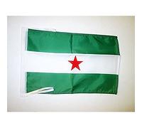 BANDIERA ANDALUSIA ARBONAIDA 45x30cm - BANDIERINA ANDALUCÍA INDEPENDENTISTA 30 x 45 cm cordicelle - AZ FLAG